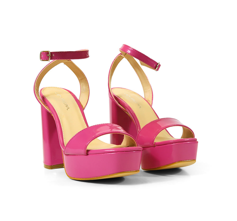 TOP MODA FUCHSIA TACON ALTO
