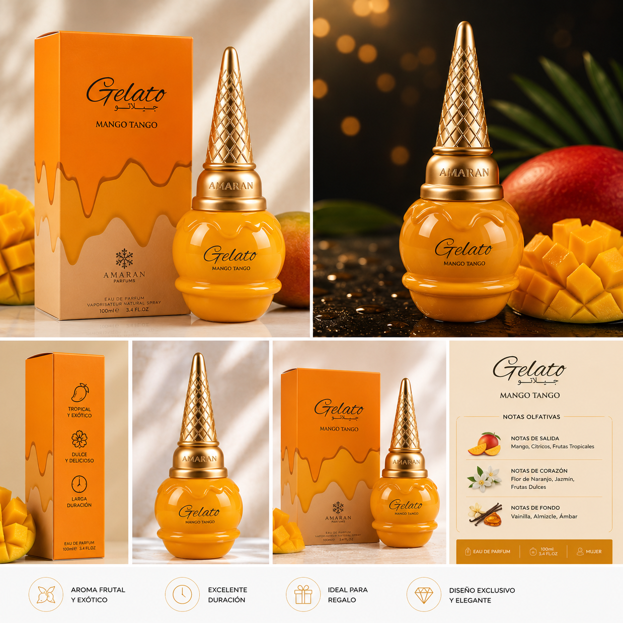 Gelato Mango Tango Eau de Parfum 100ml | Amaran Perfumes