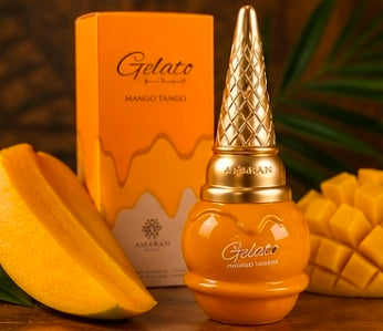 Gelato Collection by Amaran – 4 Perfumes Gift Set | Vanilla, Cotton Candy, Mango & Strawberry | 100ml Each