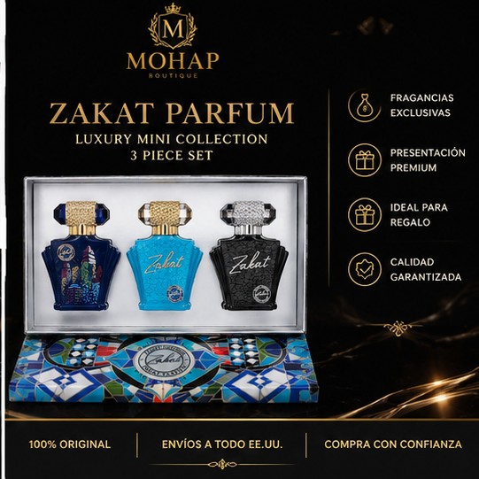 Zakat Parfum Luxury Mini Collection – 3 Piece Gift Set